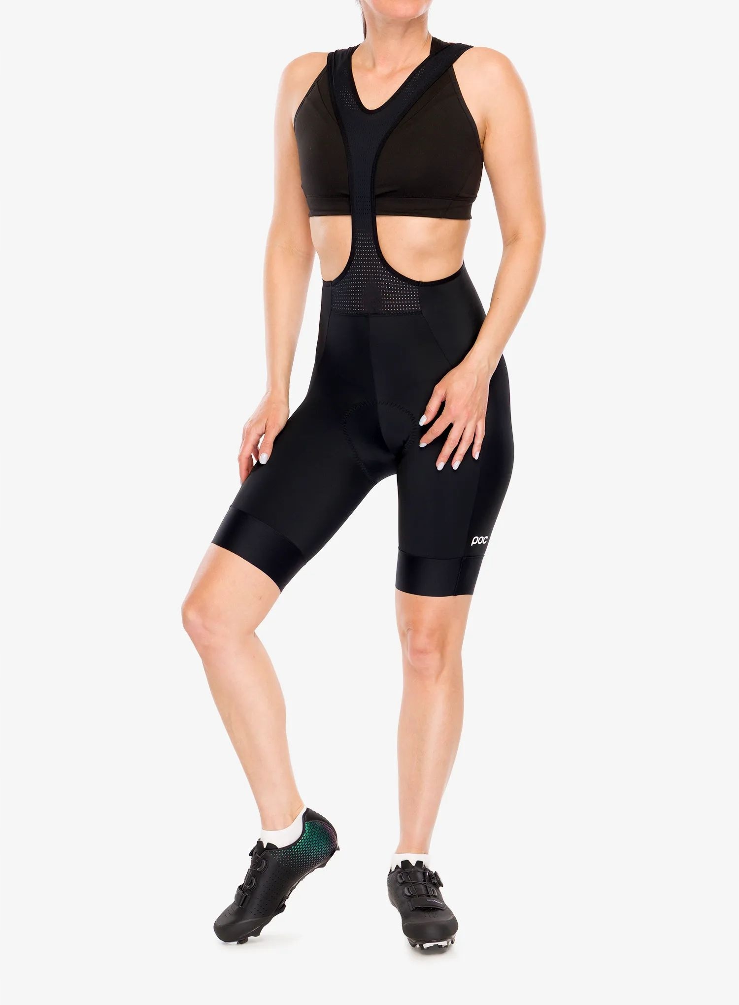 Kraťasy cyklistické kraťasy Poc Cadence Bib Shorts černá Xs