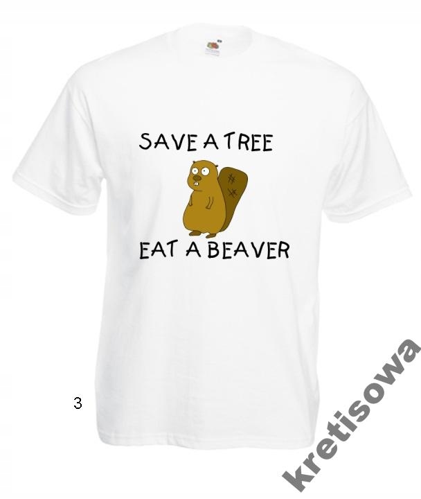 

Kolorowe Koszulki Bóbr Bobrowe Super Wzory Beaver
