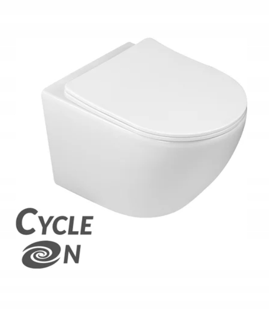 LAVEO DESNA CYCLEON Miska ustępowa wisząca WIROWA+deska VMD 609S