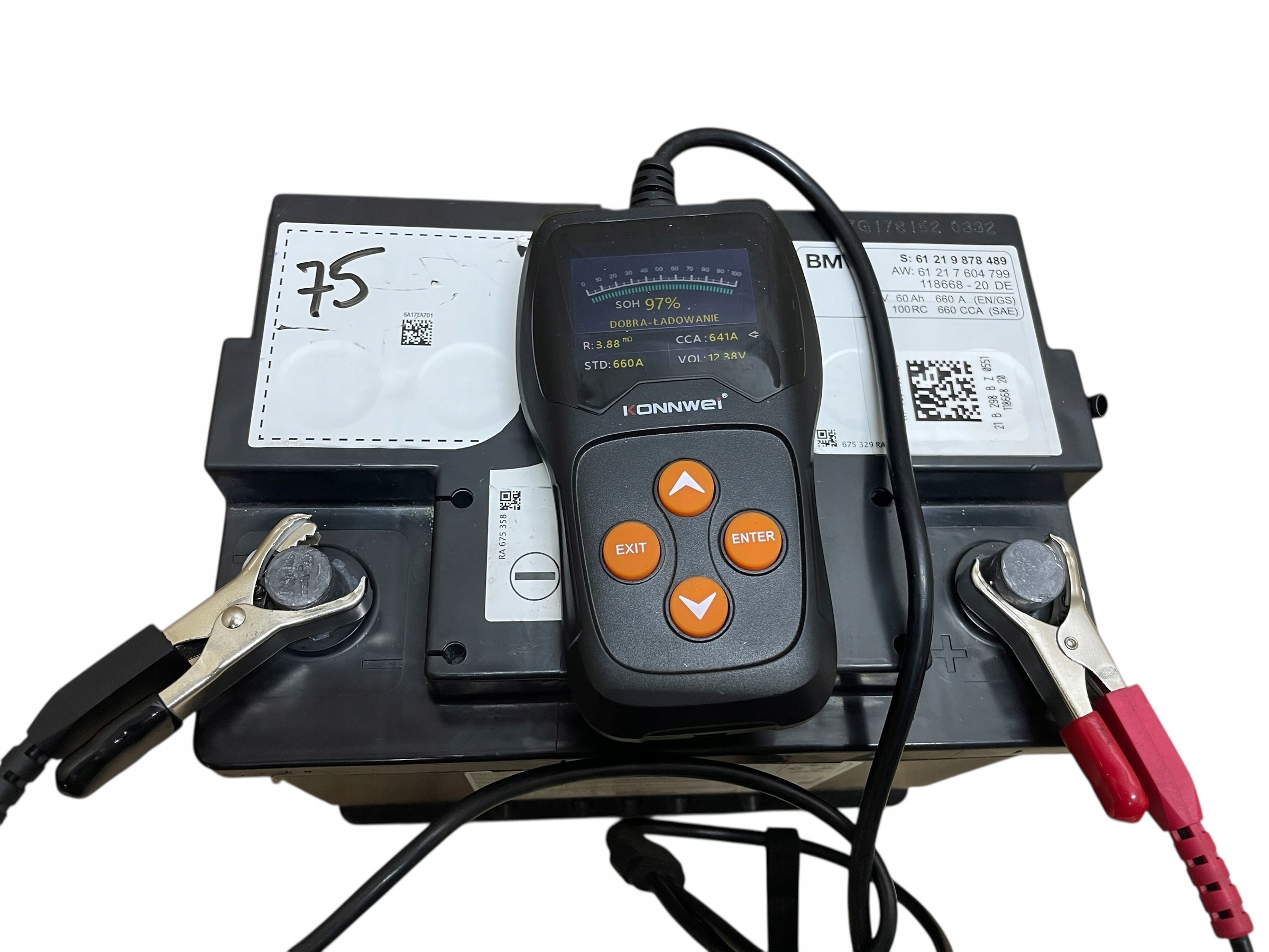 AKUMULATOR AGM START-STOP 12V 60AH 660AH BMW 2021R Original