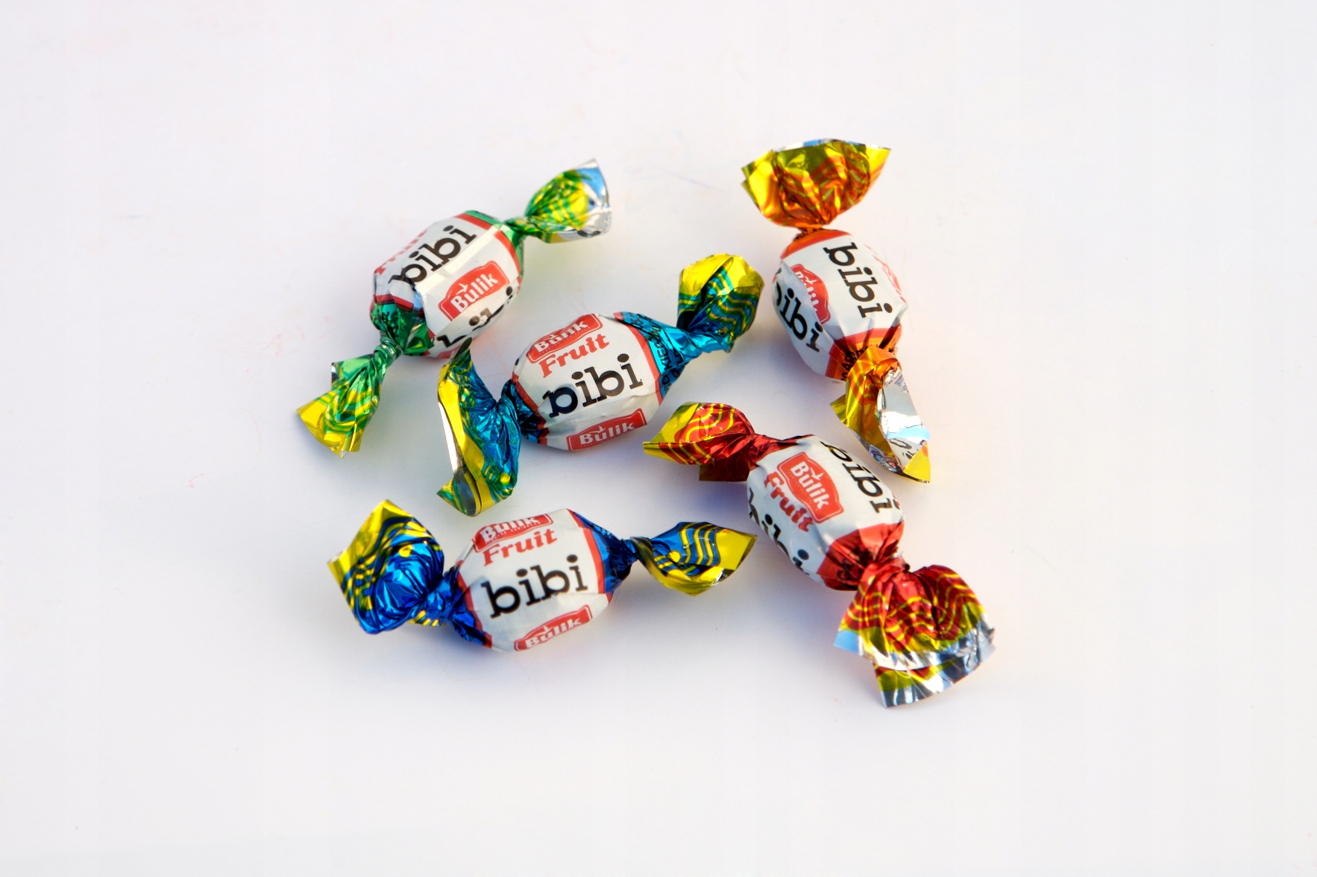 Levně Bonbóny Mini Karamelky Ovocné 3500 g Bezlepkové 3,5 kg Polský výrobce