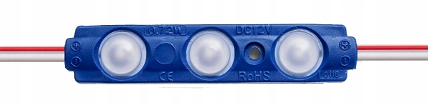 

Moduł 3 led smd 2835 0,72W niebieski IP67