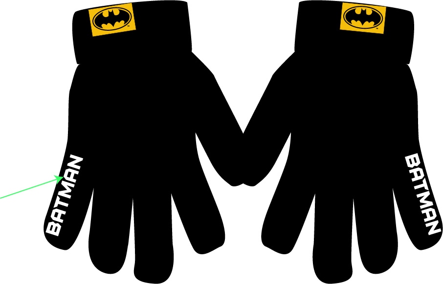 

Rękawiczki Batman czarne uniwersalne 3 7 lat