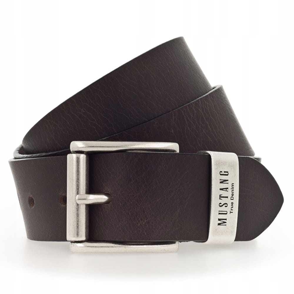 Pánský Pásek Ke Kalhotám Z Přírodní Kůže, Široký Jako Dárek Mustang 90