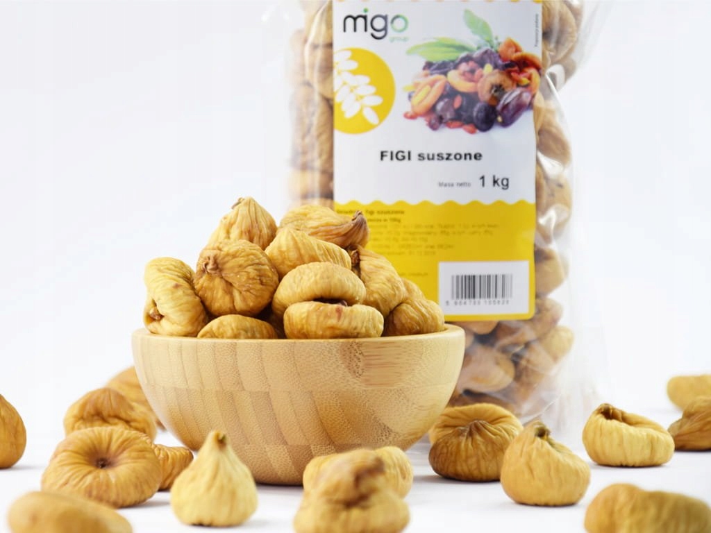 FIGI SUSZONE NATURALNE 1KG - MIGOgroup Postać całe owoce