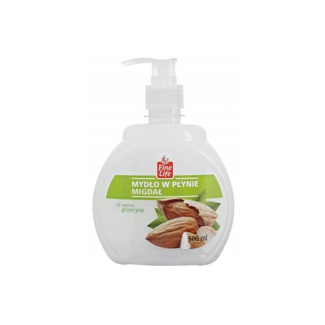 

Mydło w płynie z pompką 0,5l Migdałowe Glicerynowe