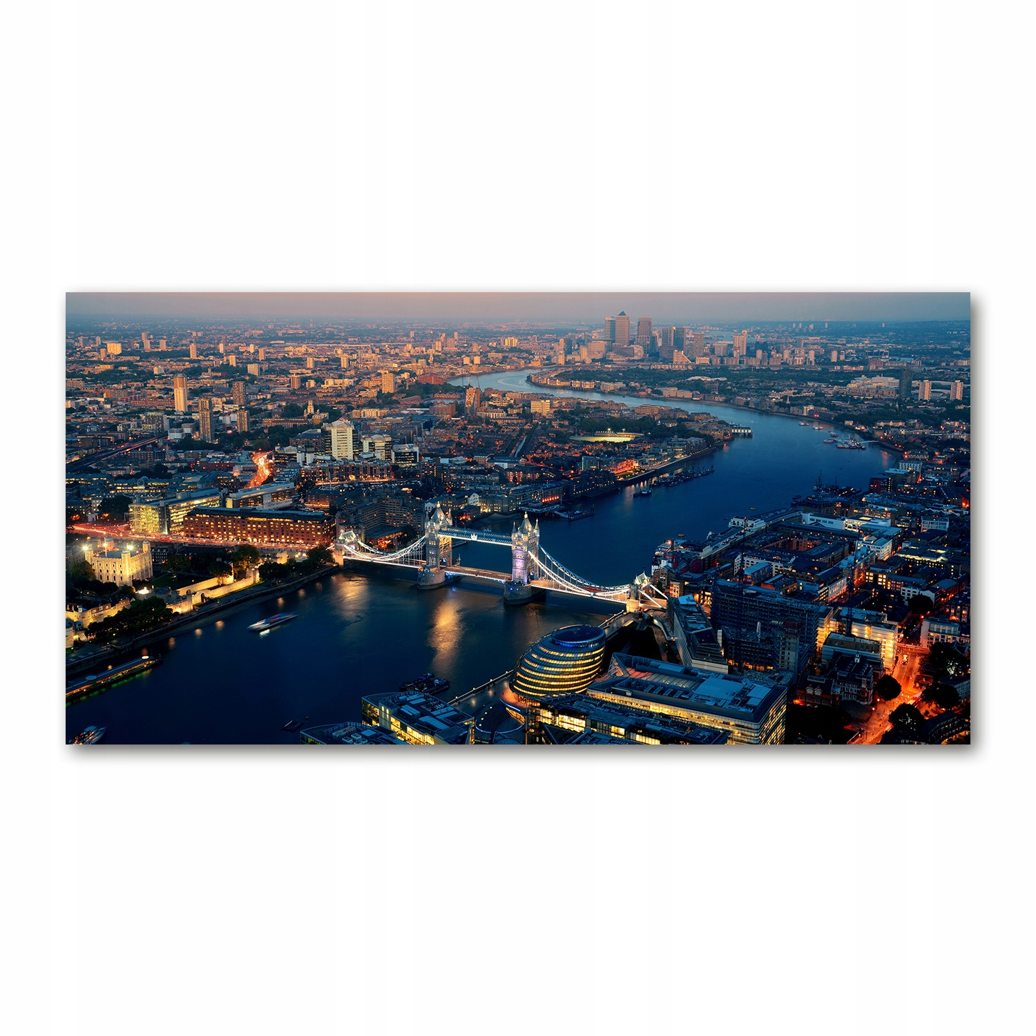 

Foto-obraz akrylowy Londyn z lotu ptaka 140x70 cm