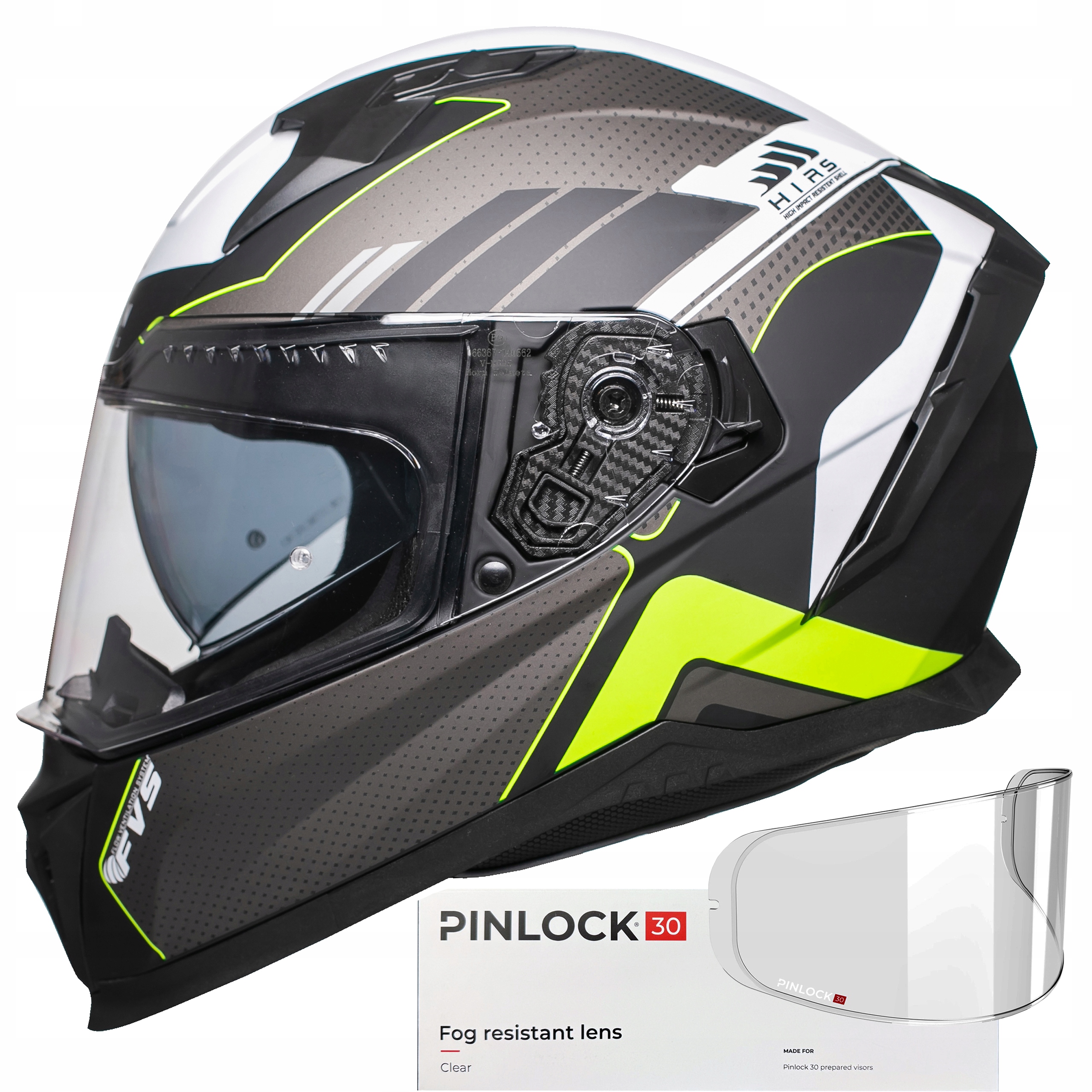 Motocyklová přilba Horn Hirs Xs 53-54 cm pro interkom ECE22.06 Pinlock