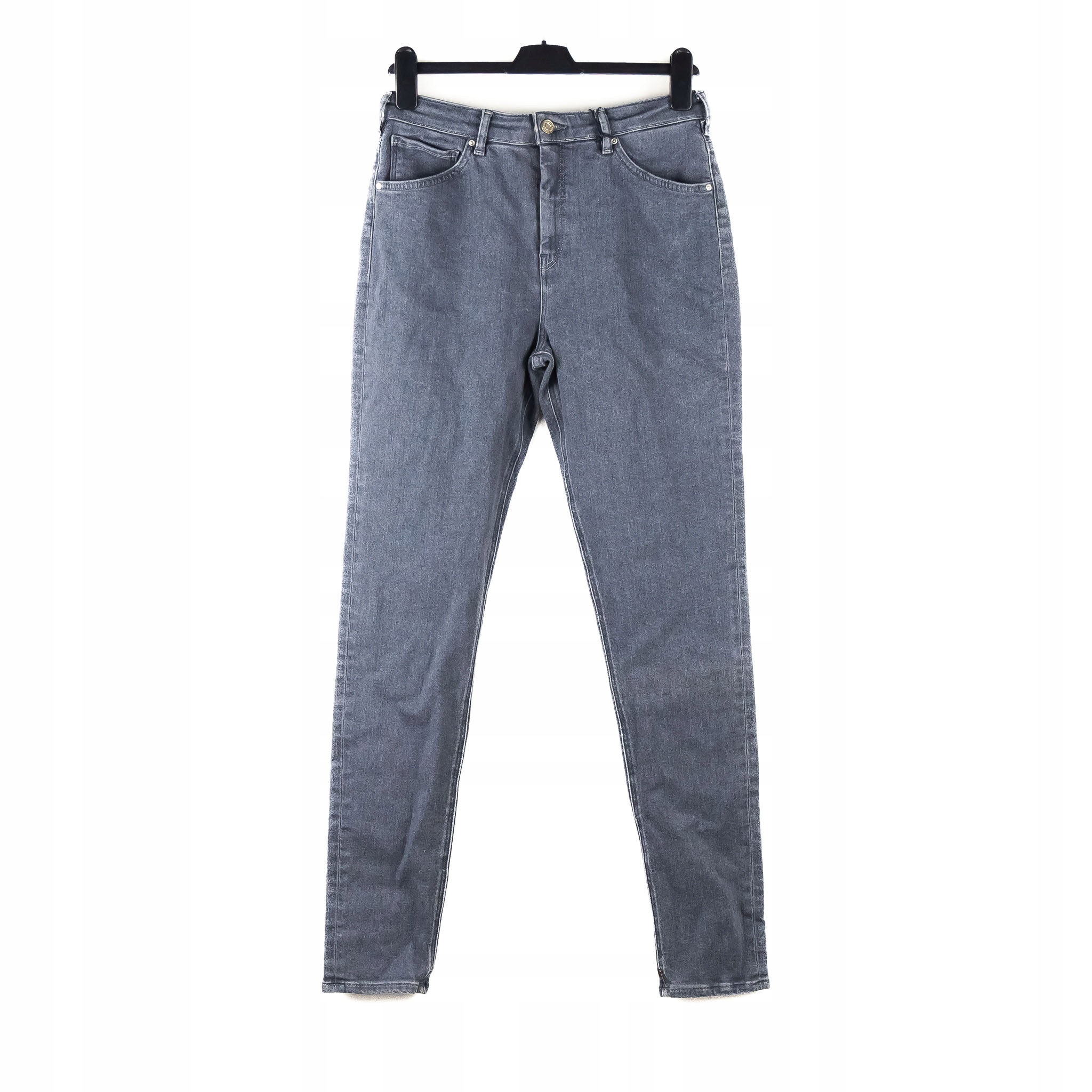 Dámské Kalhoty Scotch&soda Šedé Skinny Džíny S Vysokým Pasem 30/34