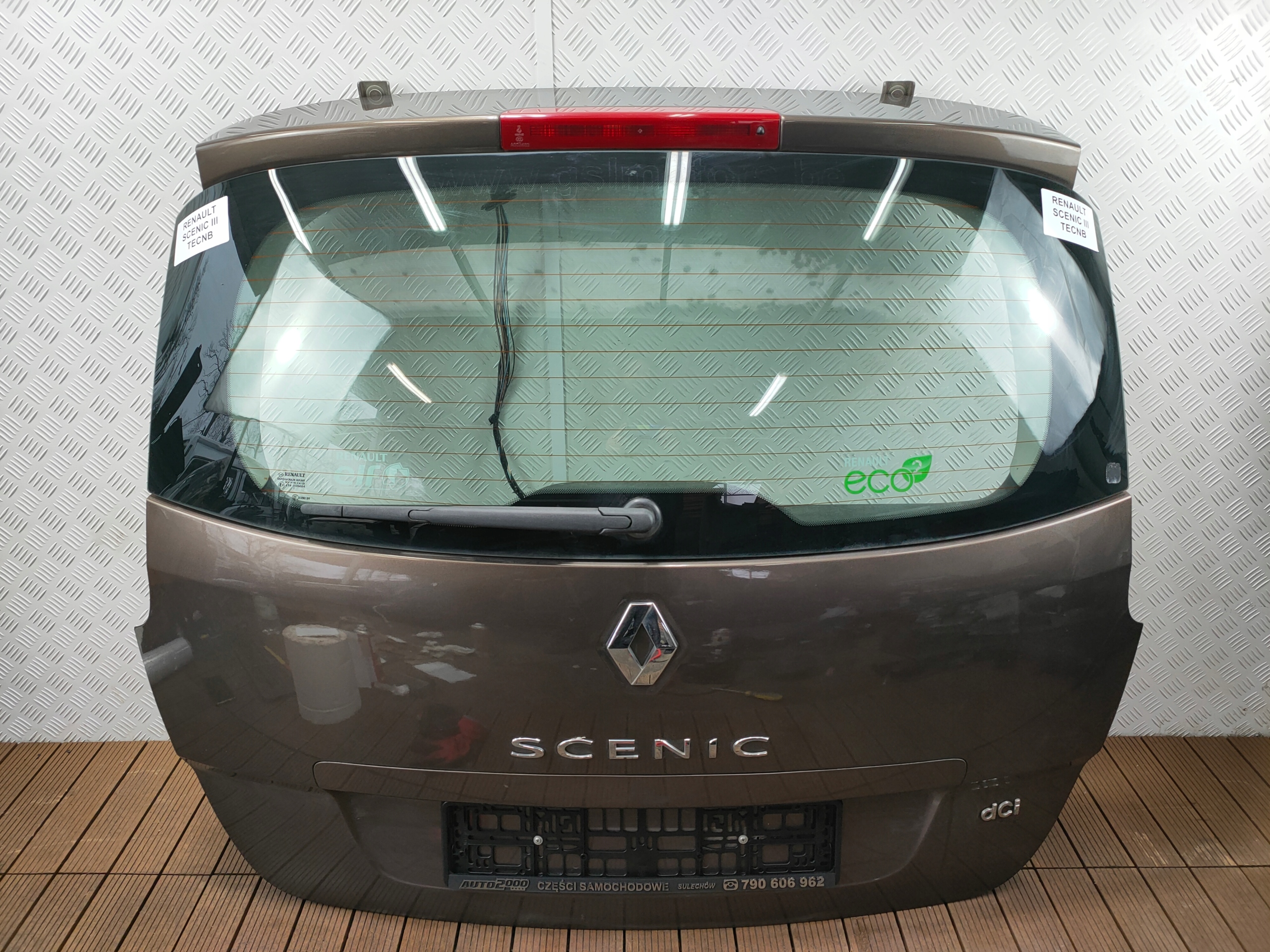 RENAULT GRAND SCENIC III 09-16 boot doors boot original W colour TECNB
