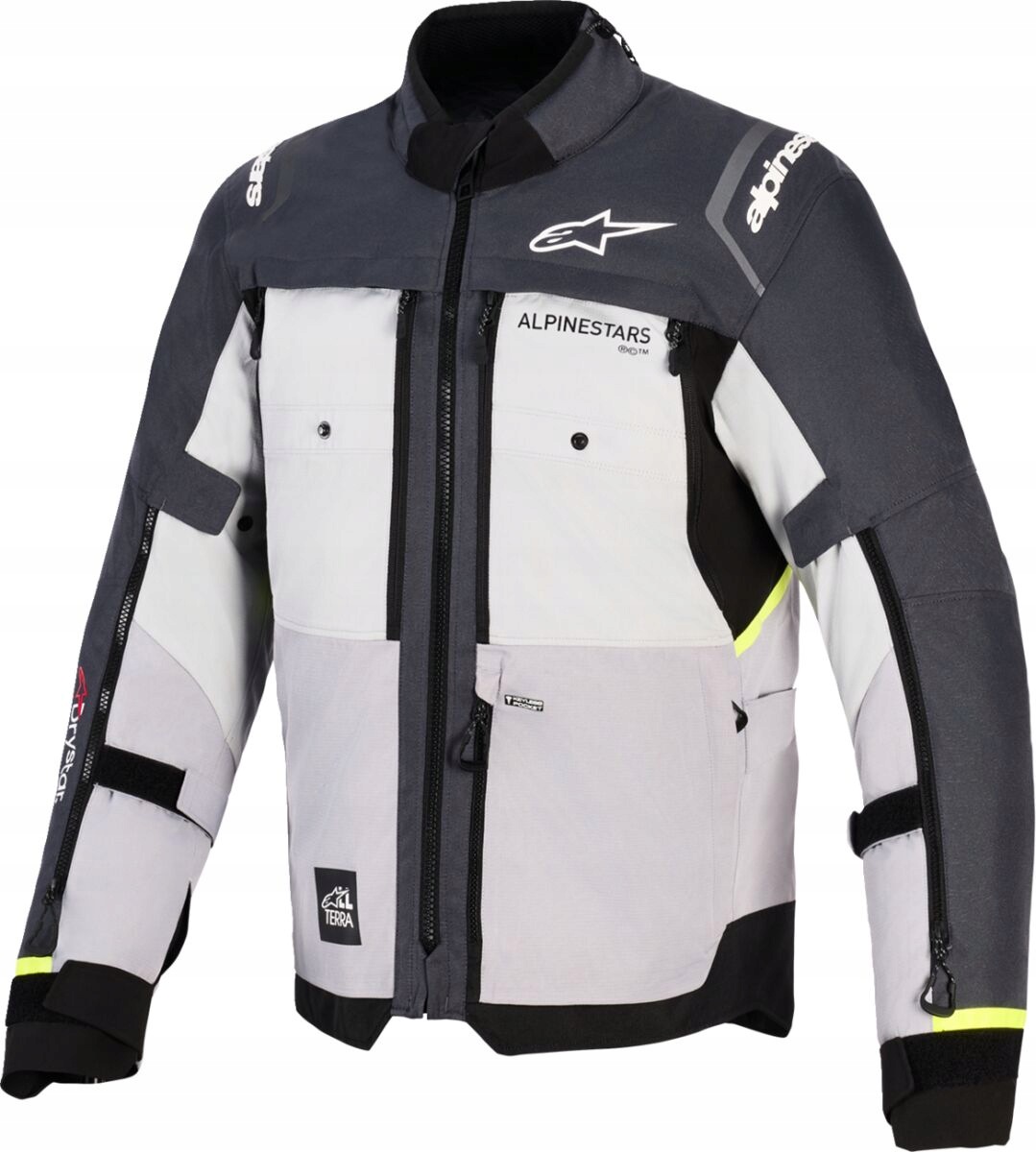 Motocyklová Bunda Alpinestars Cusco Drystar Gy/blk (XL) 3201126-9289-XL