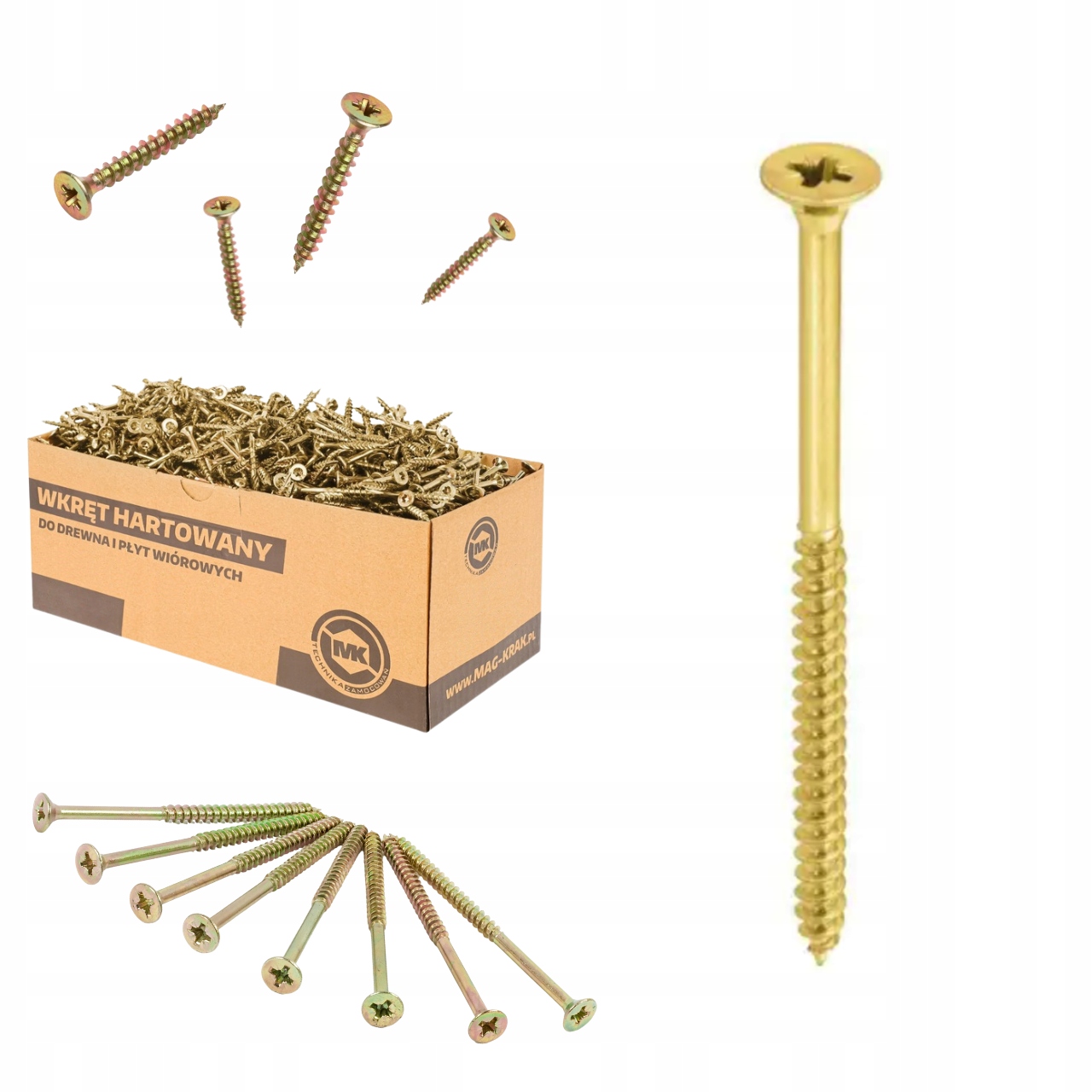 Kalené Vruty Do Dřeva 6 x 120 500 ks