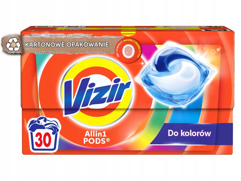 

Kapsułki do prania Vizir All in 1 Pods Color