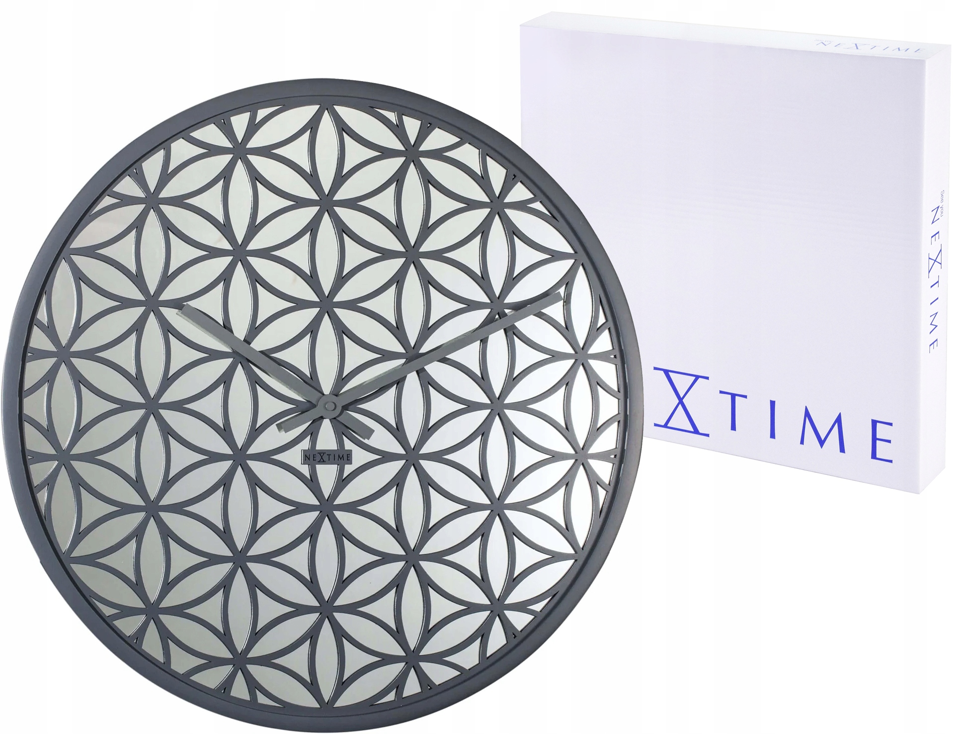 Premium Značkové Zaujímavé Nástenné Hodiny Drevo Závesné Na Stenu Nextime 50 cm