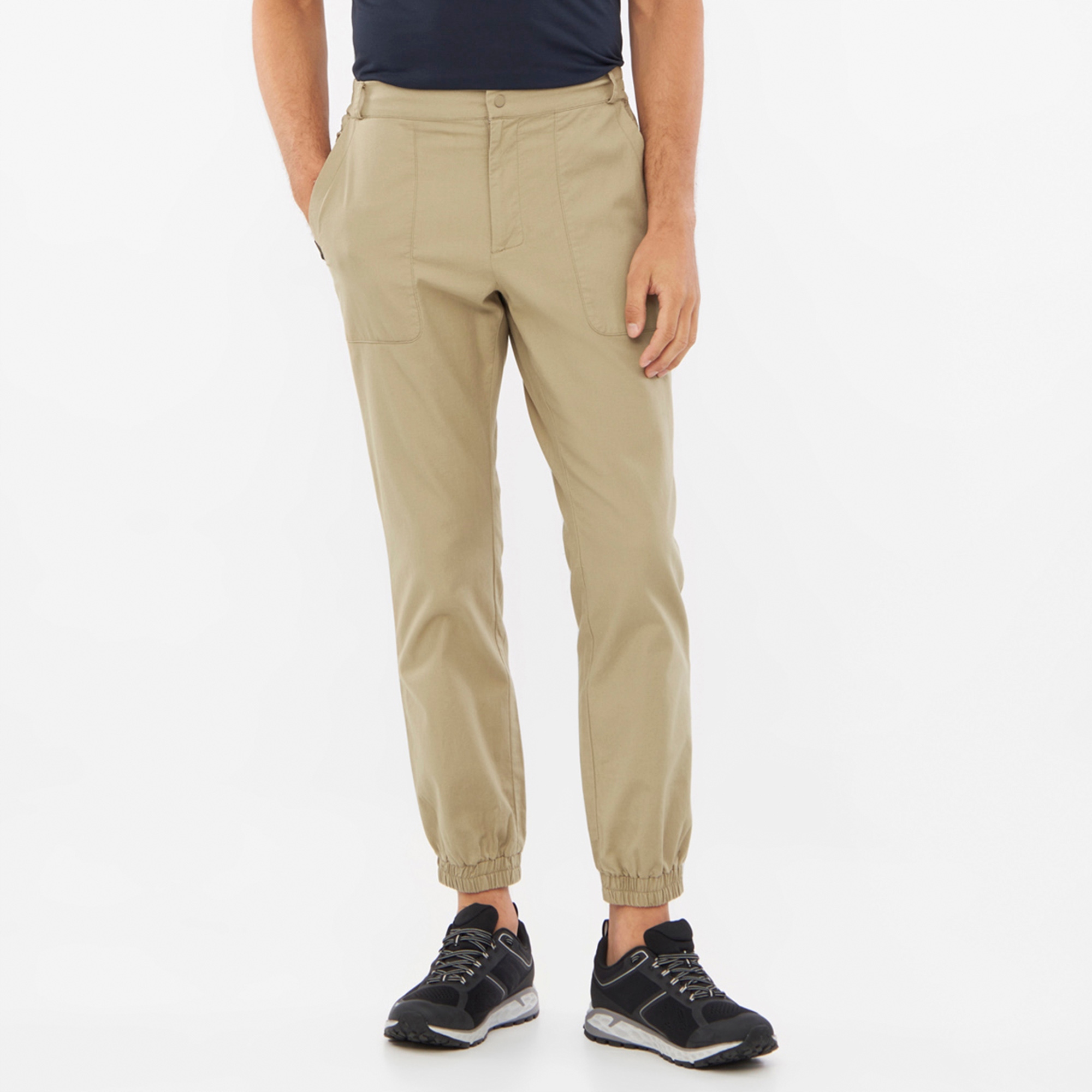 Pánské bavlněné kalhoty Viking Banao Man Bamboo béžové vel. M