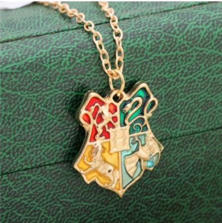 

Naszyjnik Herb Hogwart Harry Potter Kolor Złoty