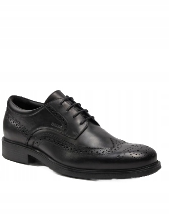 Geox Černé Dámské Kožené Polobotky S Perforací 40 6AB