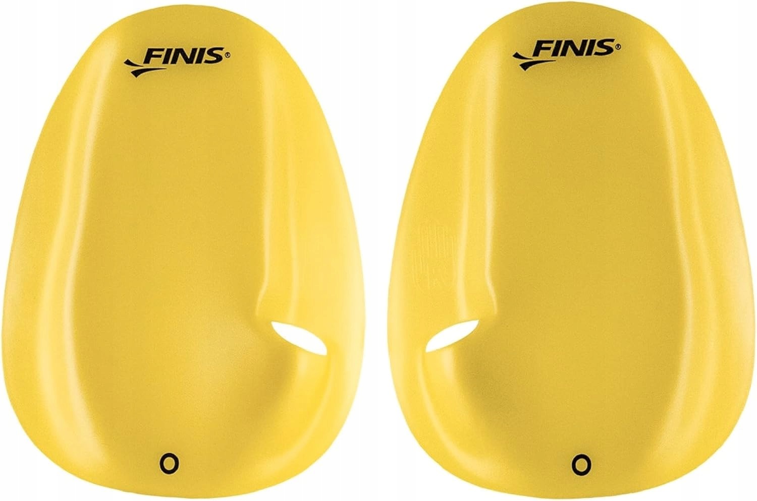 Wiosełka łopatki do pływania Finis Agility żółte