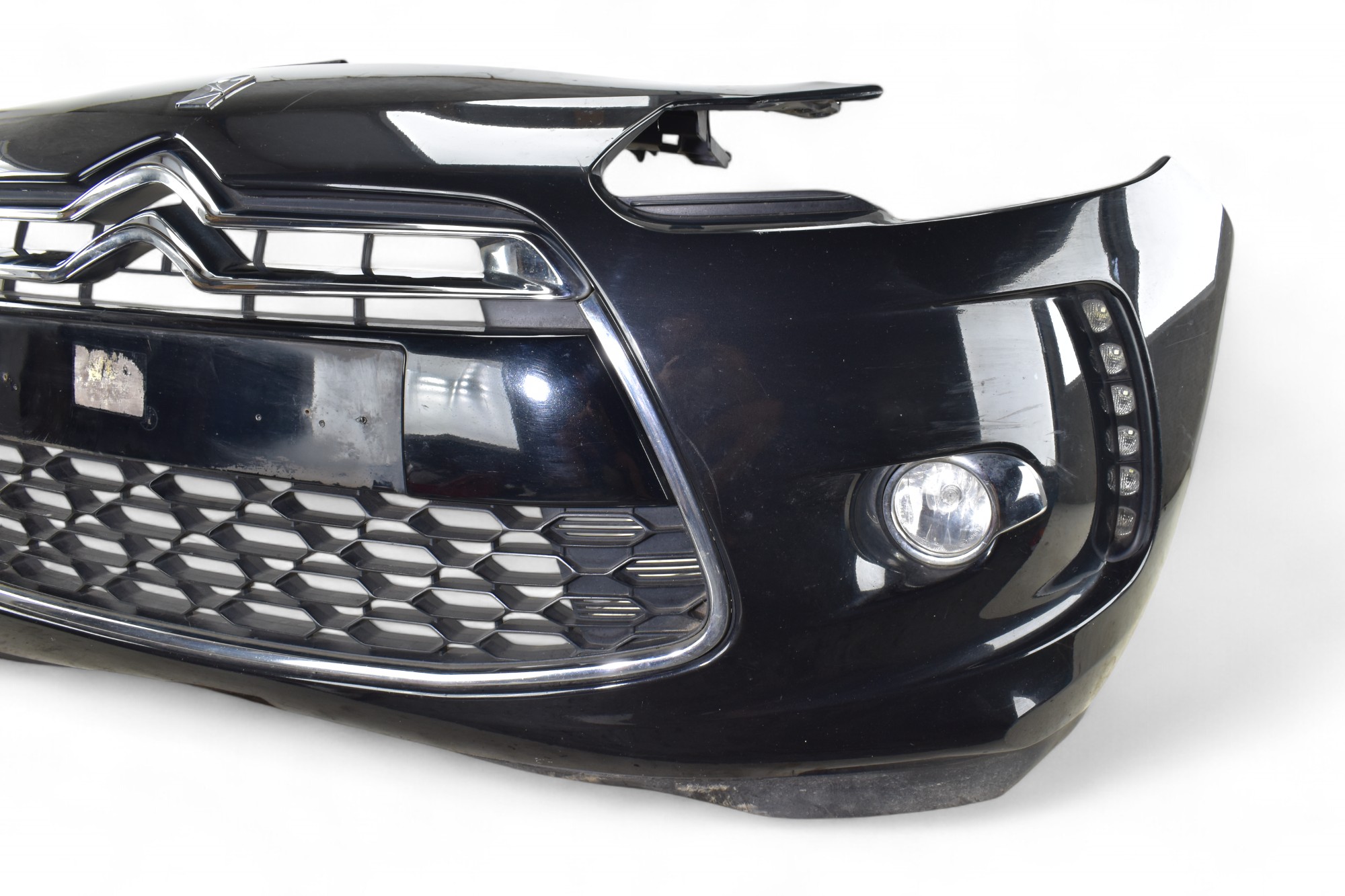 bumper front CITROEN DS3 2009-2016r. black EXL