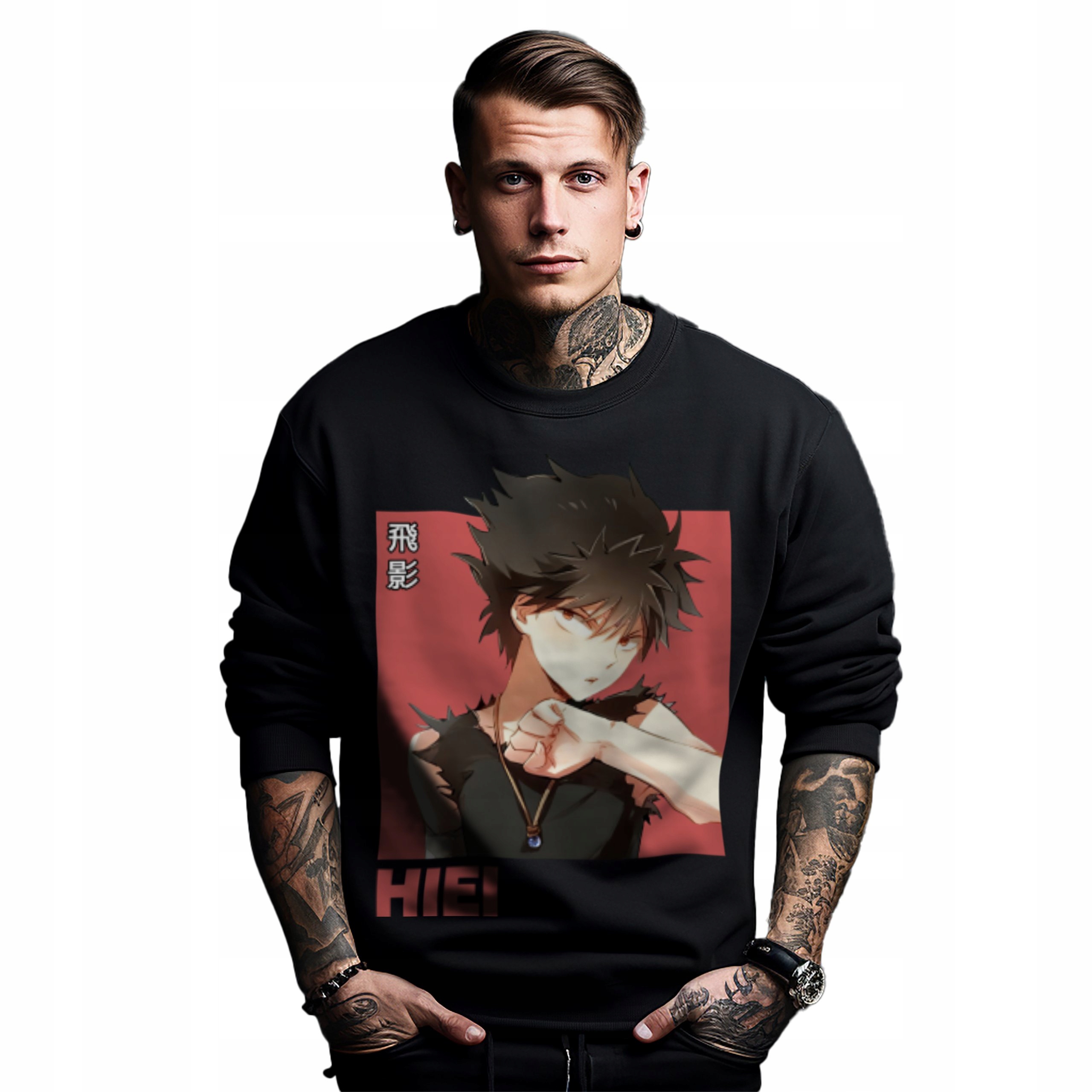 Mikina s potiskem Anime Hiei