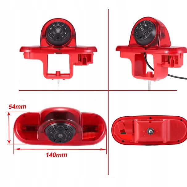 ZESTAW COFANIA STOP Z KAMERĄ REGULOWANY KĄT+MONITOR 7' TRAFIC VIVARO COMBO Marka JS