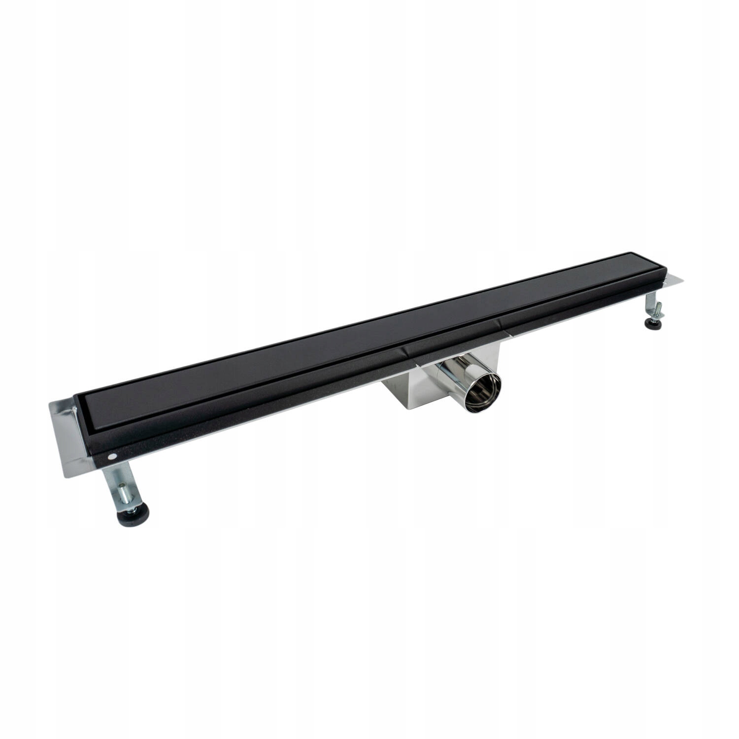 Spiroflex Odpływ Liniowy Aqua Steel La 70 cm Odwodnienie Prysznicowe Czarne
