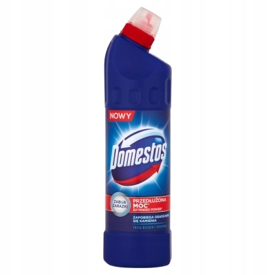 Domestos Przedłużona Moc do WC Niebieski 1000 ml