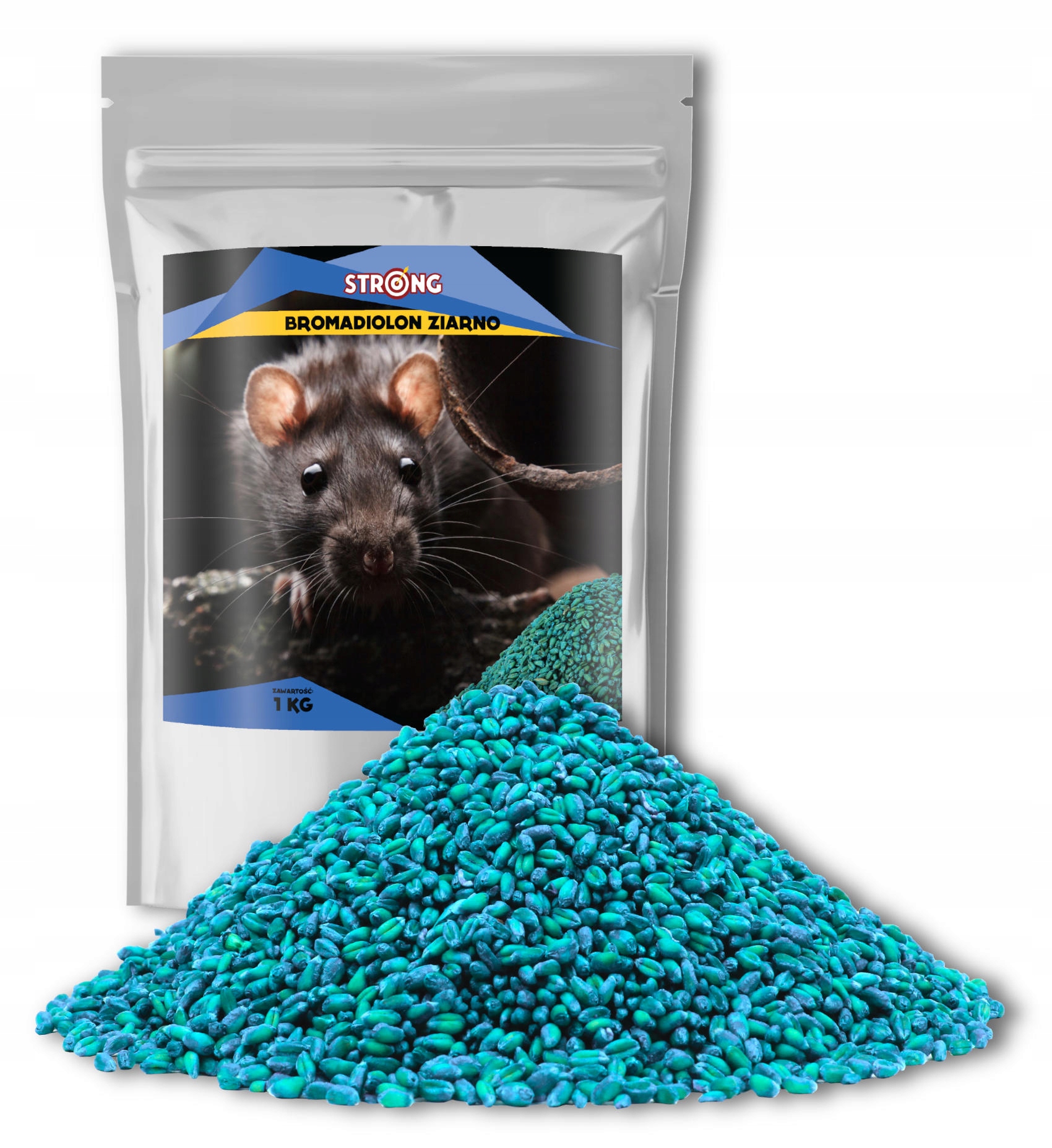 

Skuteczna Trucizna Szczury Myszy Ziarno Strong 1KG