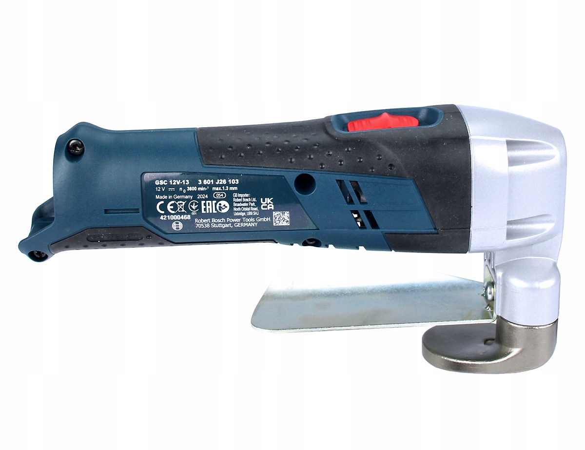 NOŻYCE DO BLACHY AKUMULATOROWE GSC 12V-13 BOSCH KORPUS BODY Zasilanie akumulatorowe