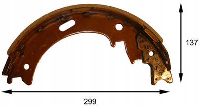 SZCZEKA HAMULCOWA WOZEK WIDLOWY TOYOTA 7 8 35 Forklift brand Toyota
