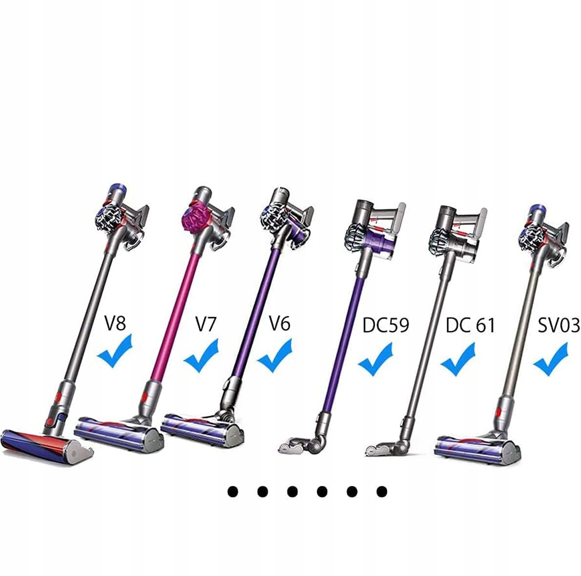 Zasilacz ładowarka odkurzacza DO Dyson V6 V7 V8 Pojemność zbiornika na kurz 0 l