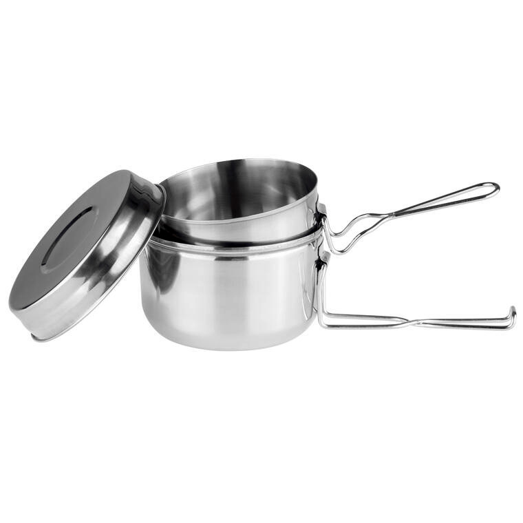 Menażka 3 elementowa Store Line stal nierdzewna biwak camping