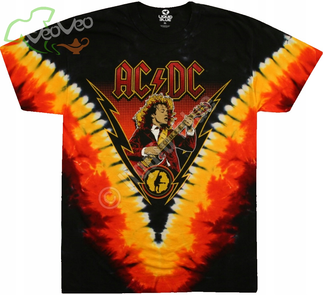 Acdc Angus Lightning Liquid Blue 2XL