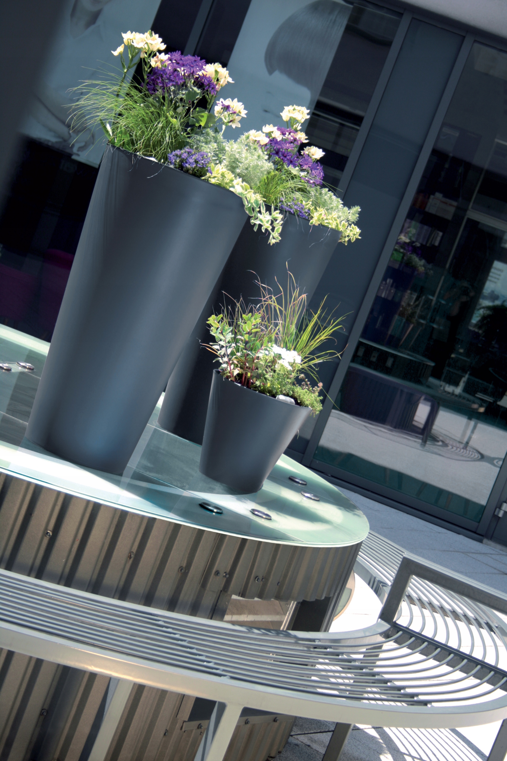 DONICA WYSOKA Z WKŁADEM 57 CM MATOWA DTUS300 Długość 30 cm