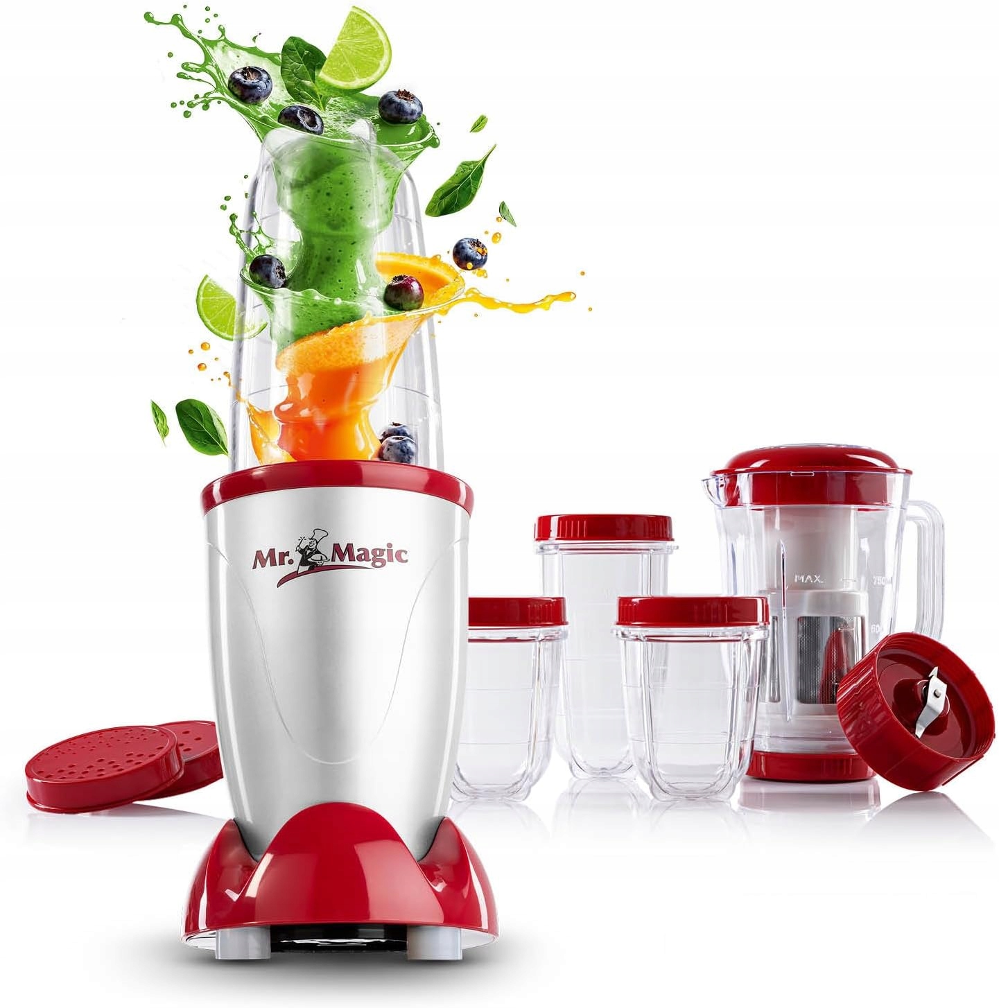 Kuchyňský Mixér 400 W Smoothie Maker Multi Mixér 18 Kusů