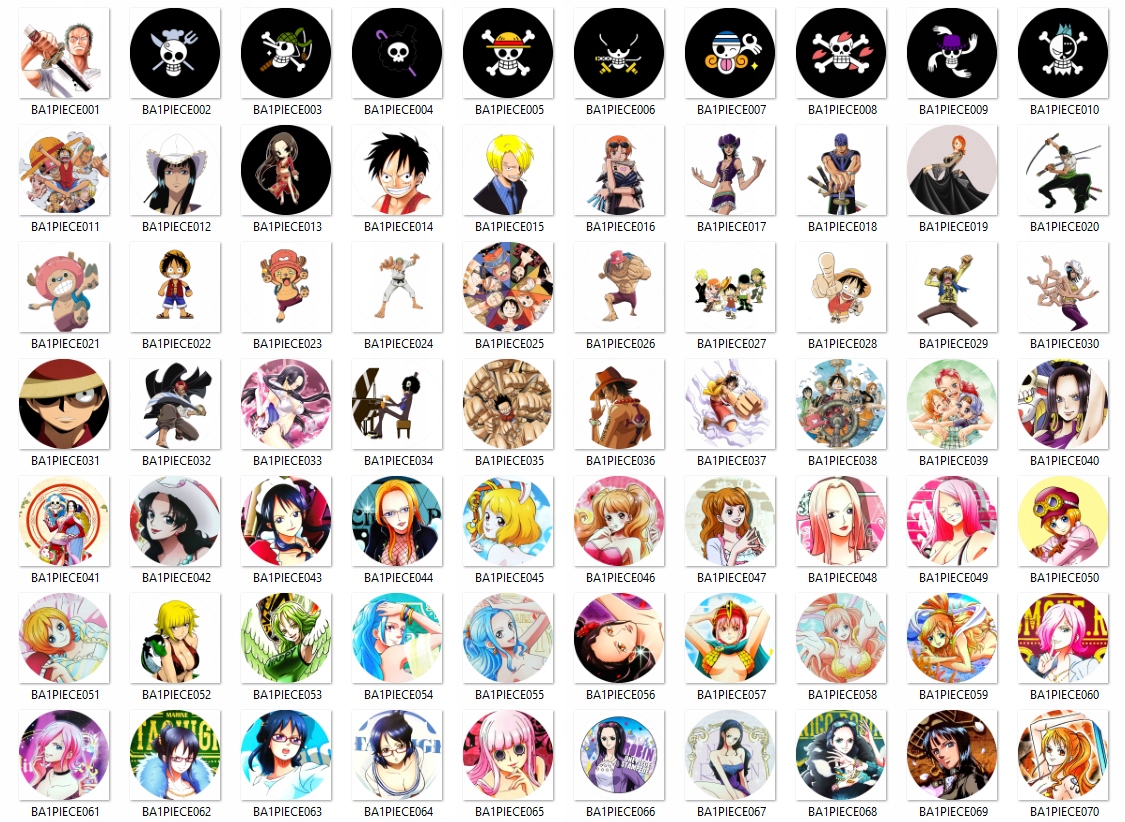 Przypinki Manga Anime One Piece DUŻY WYBÓR Typ przypinka