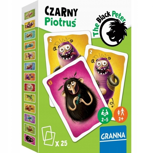 Czarny Piotruś Potwory Do Szafy [karty]