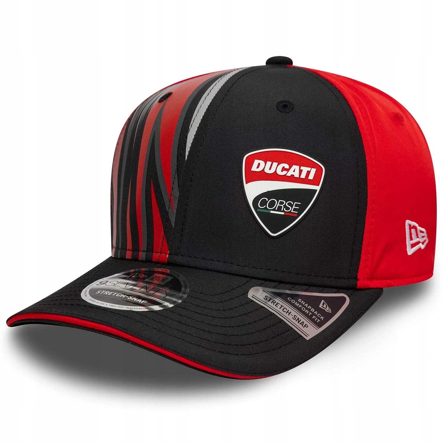 Čepice Ducati Corse New Era 9Seventy Print černá