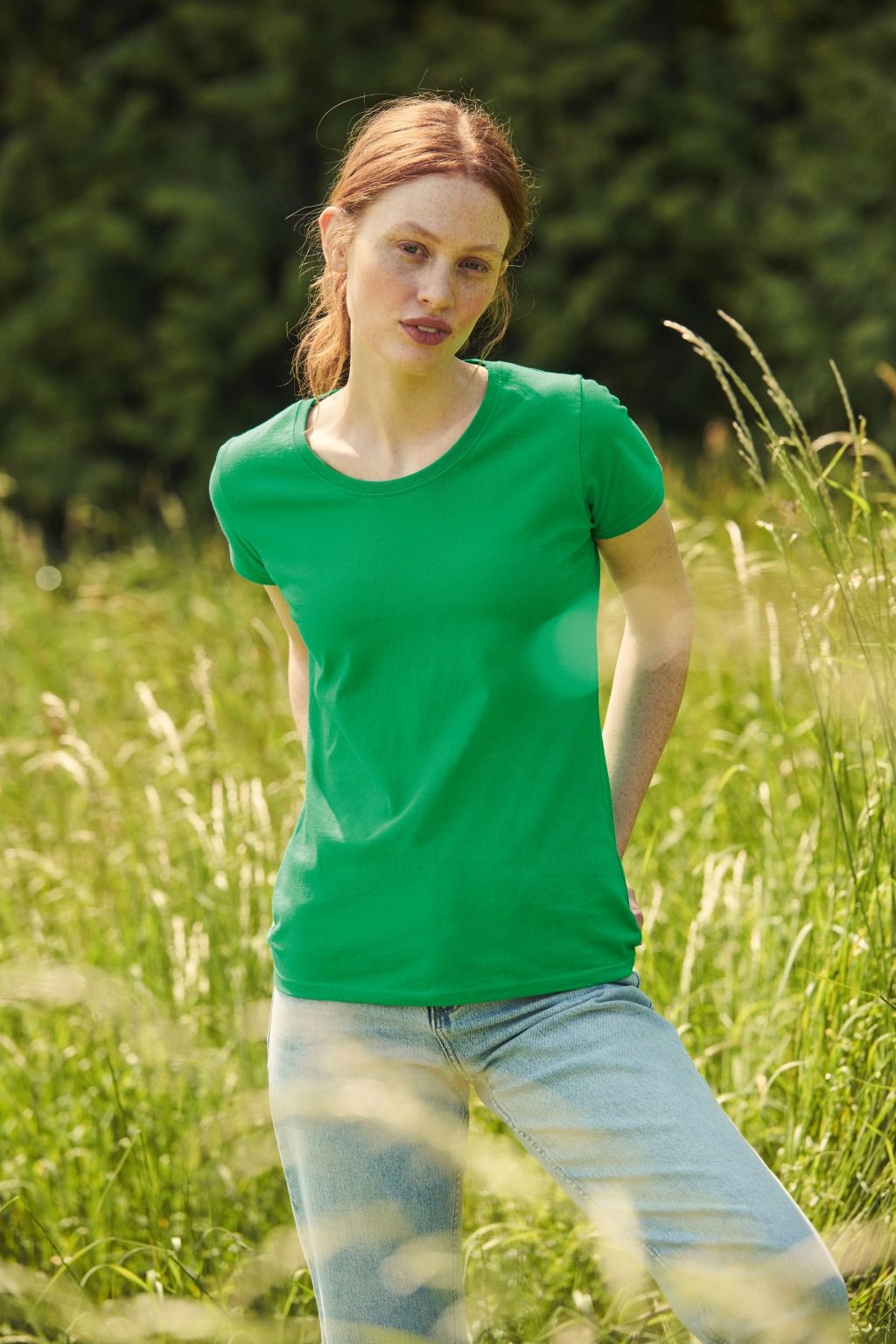 FRUIT KOSZULKA T-SHIRT DAMSKA VALUE GRAPHITE XL Rozmiar XL