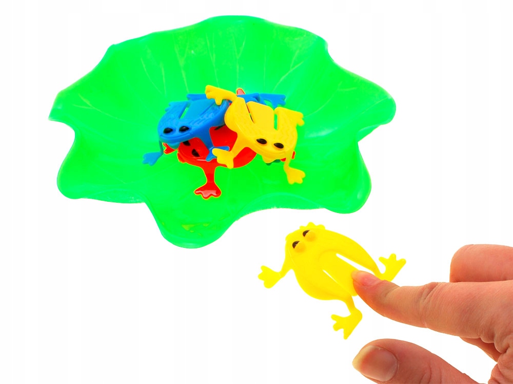Żabki Pchełki Wesoła gra zręcznościowa GR0265 Materiał plastik
