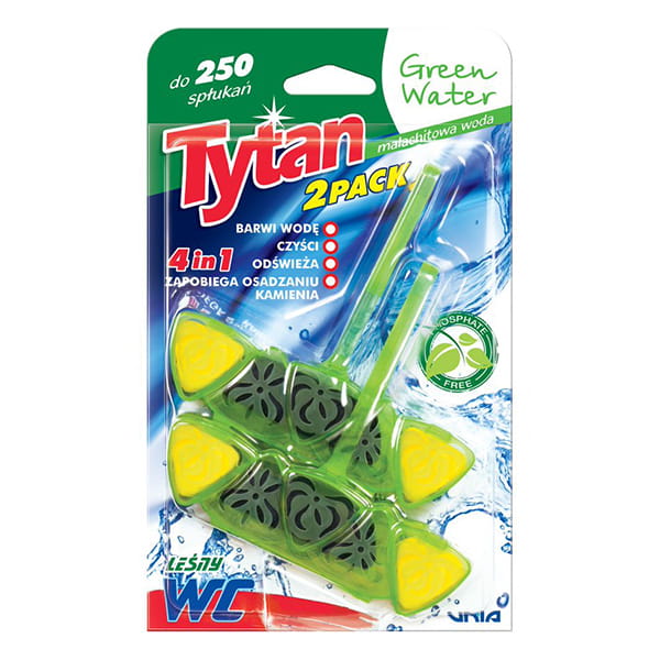 

Tytan Zawieszka Wc Barwiąca Green Water 2X40G