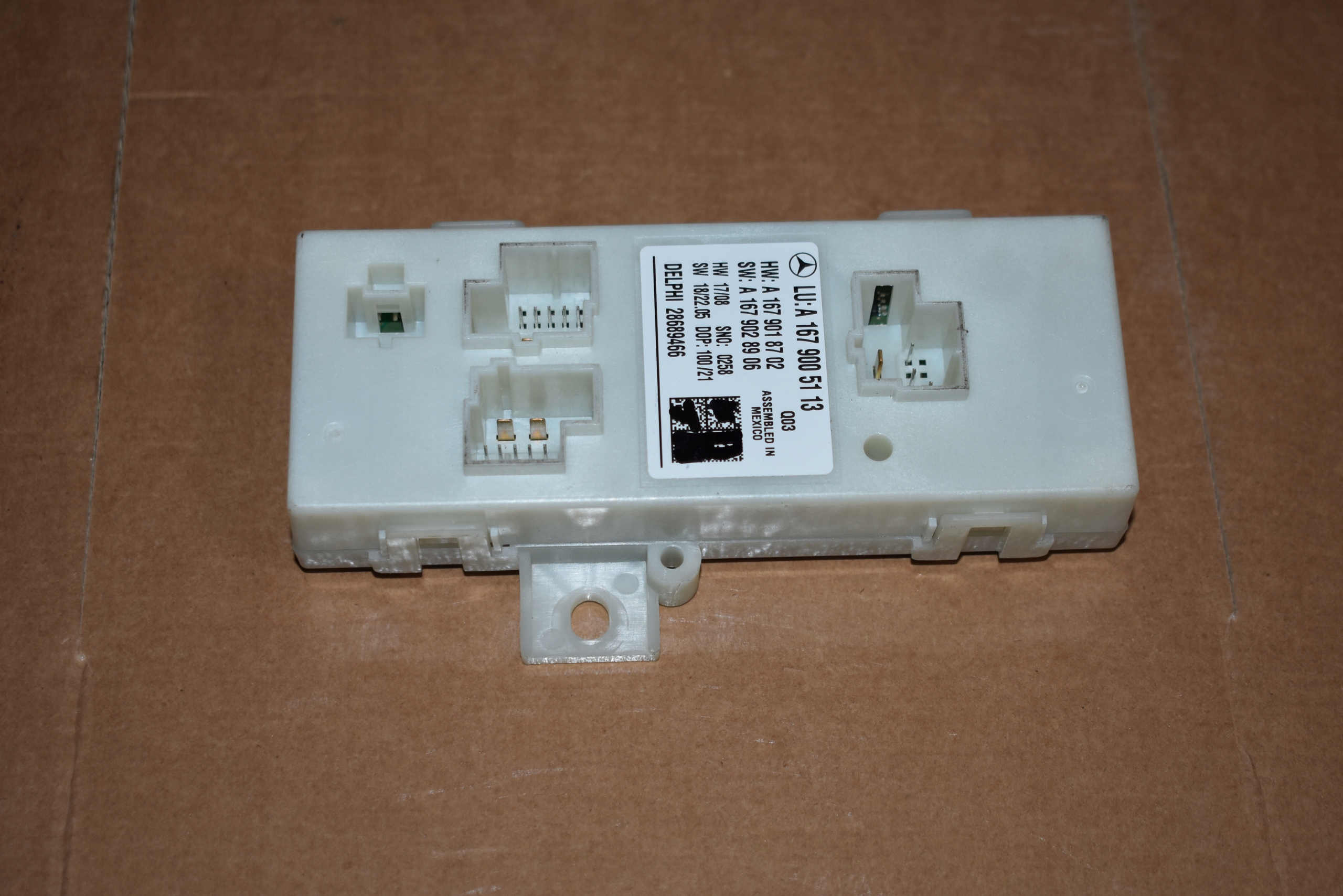 IDEALNY module bonnet boot MERCEDES W167 COUPE 1 9
