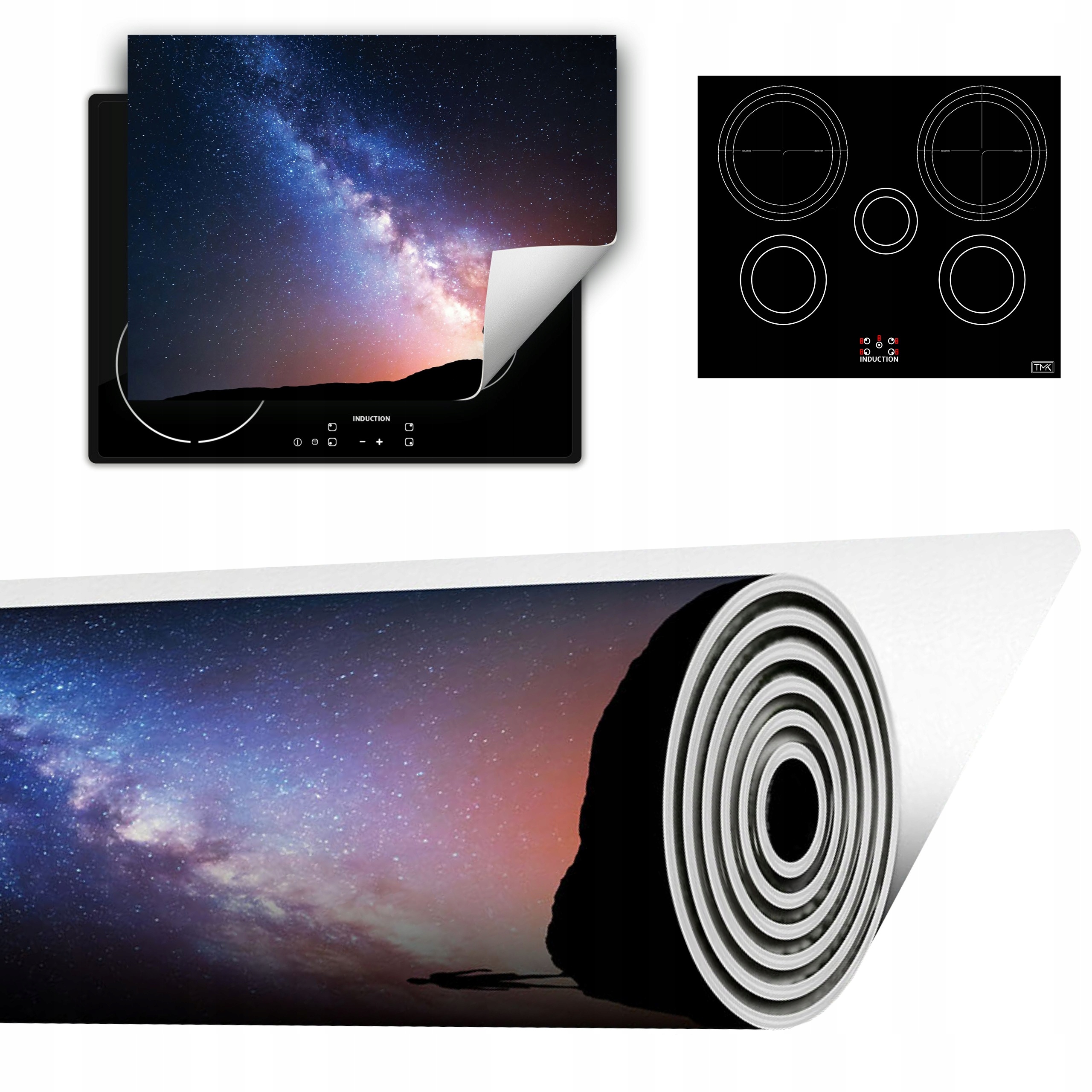 Vinylová Podložka Do Kuchyně Více Místa 70x52 Hvězdy