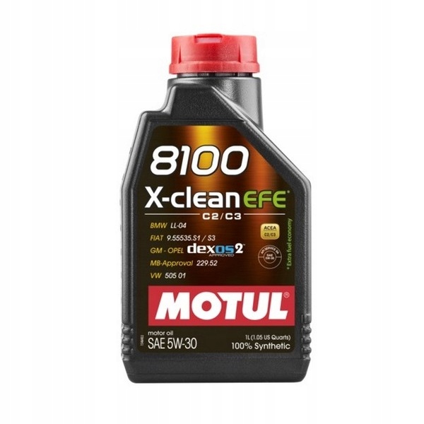 Olej Silnikowy Motul 5W-30 8100 X-clean Efe 1L *C2/C3*