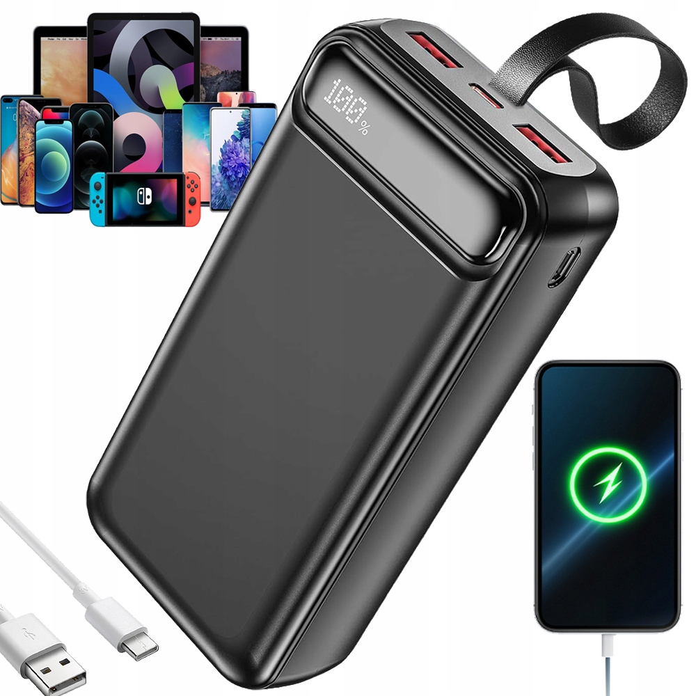 50000MAH Powerbanka S Rychlým Nabíjením Pro Telefon A Chytré Hodinky