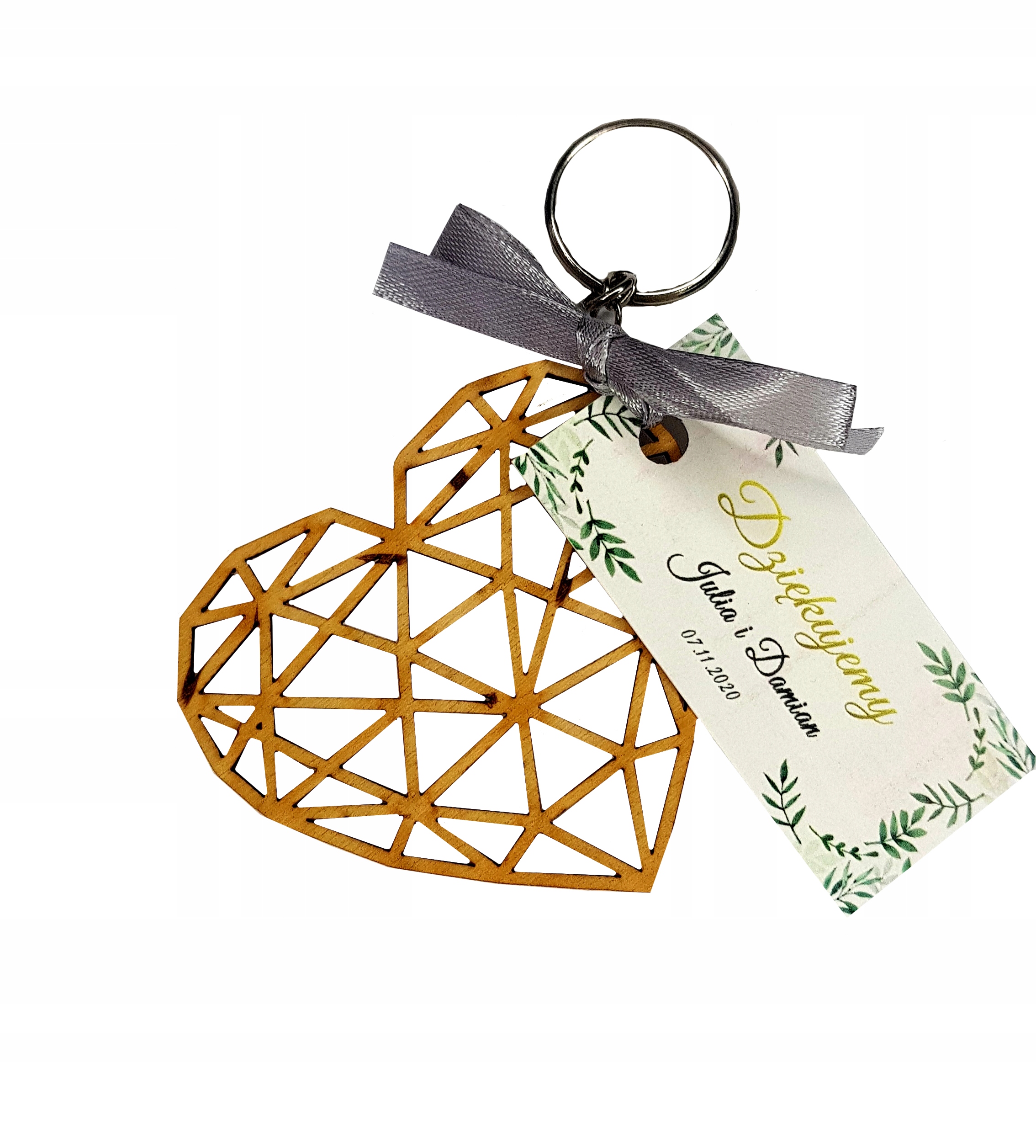 

Personalizowane breloki brelok podziękowanie gości