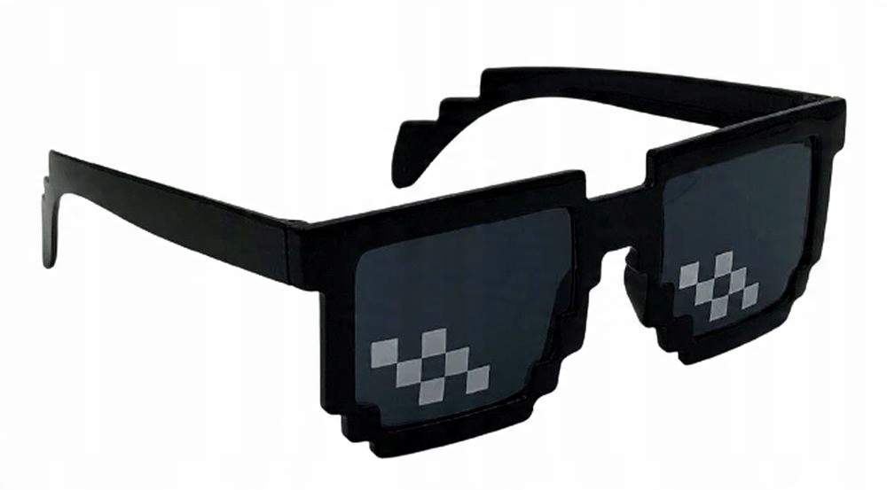 

Okulary Przeciwsłoneczne pikselowe Thug Life pixel
