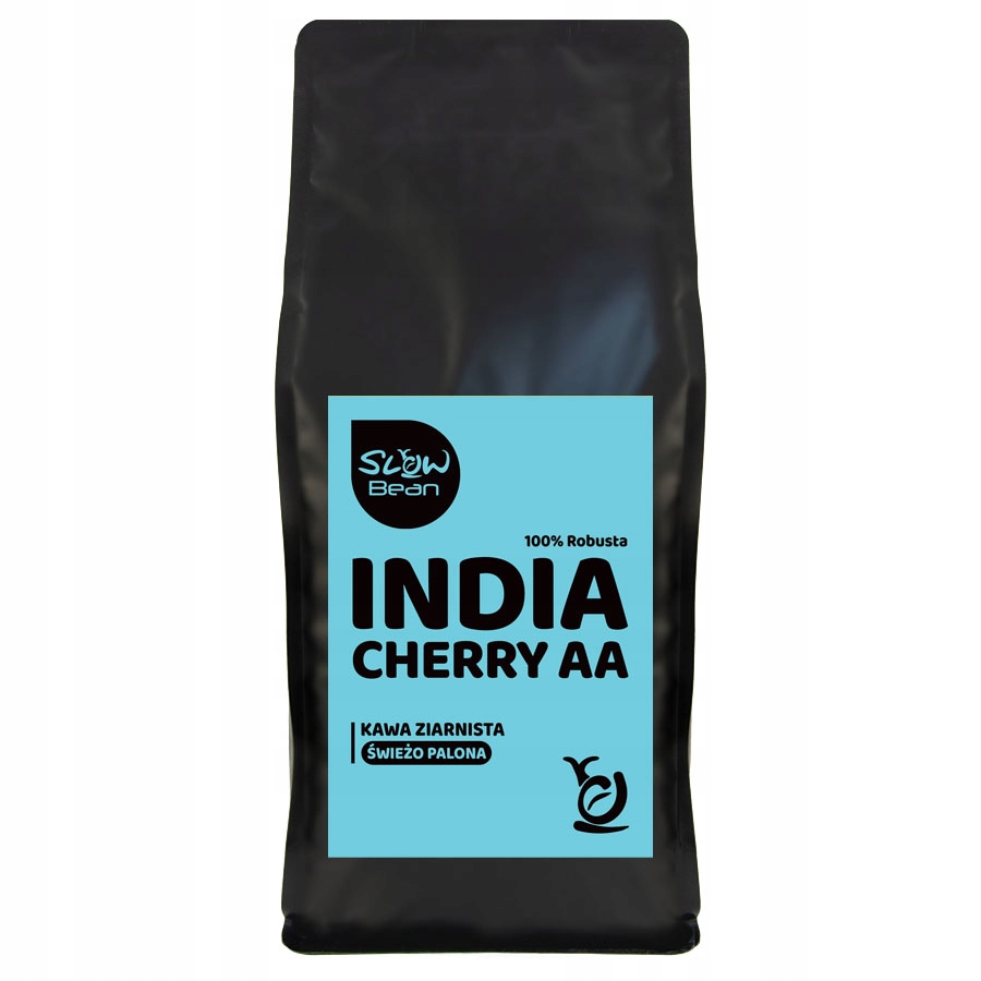 Kawa ziarnista India Cherry Aa Slow Bean 1kg 100% Robusta Indie
