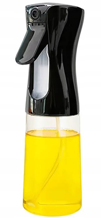 SPRYSKIWACZ DO OLIWY OLEJU OCTU ROZPYLACZ DOZOWNIK W SPRAYU SZKLANY CZARNY