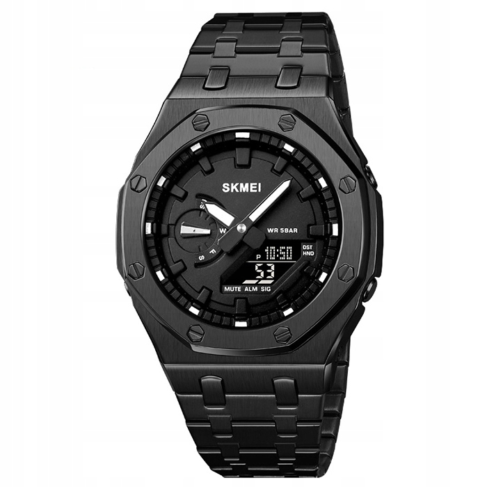 Pánské hodinky Skmei skm.125531d.mn elektronický náramek, mnoho funkcí